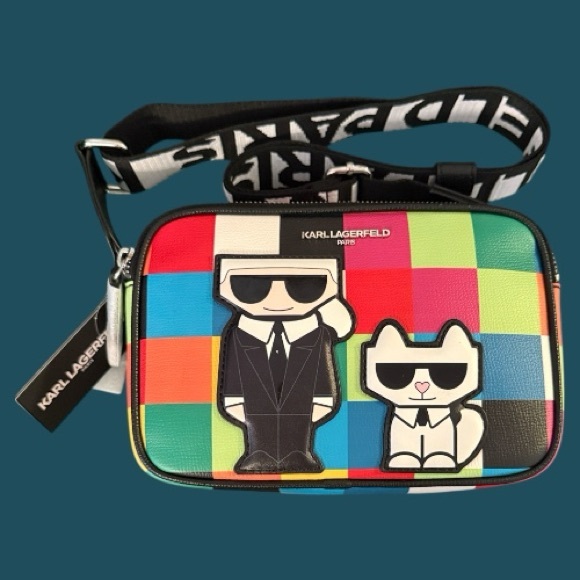 KARL LAGERFELD Paris Maybelle Choupette Crossbody Camera Bag - Picture 3 of 5